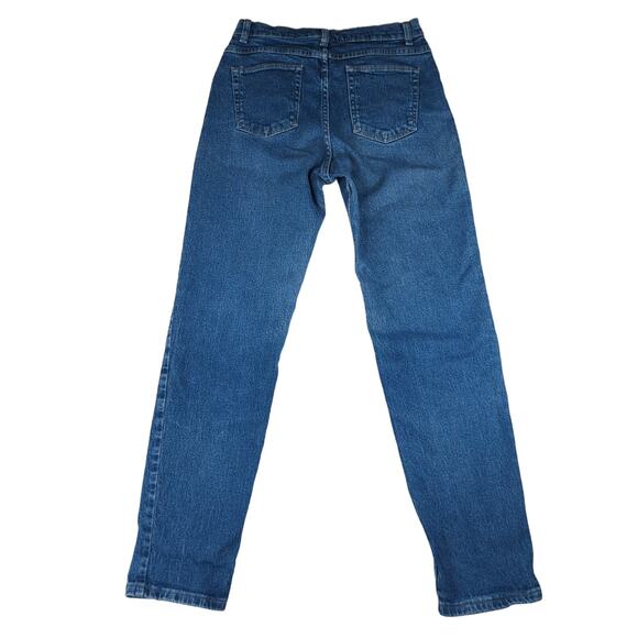 Vintage '90s Wrangler High-rise Relaxed Fit Tapered Leg Jeans Women's 10 Stretch - Picture 2 of 8